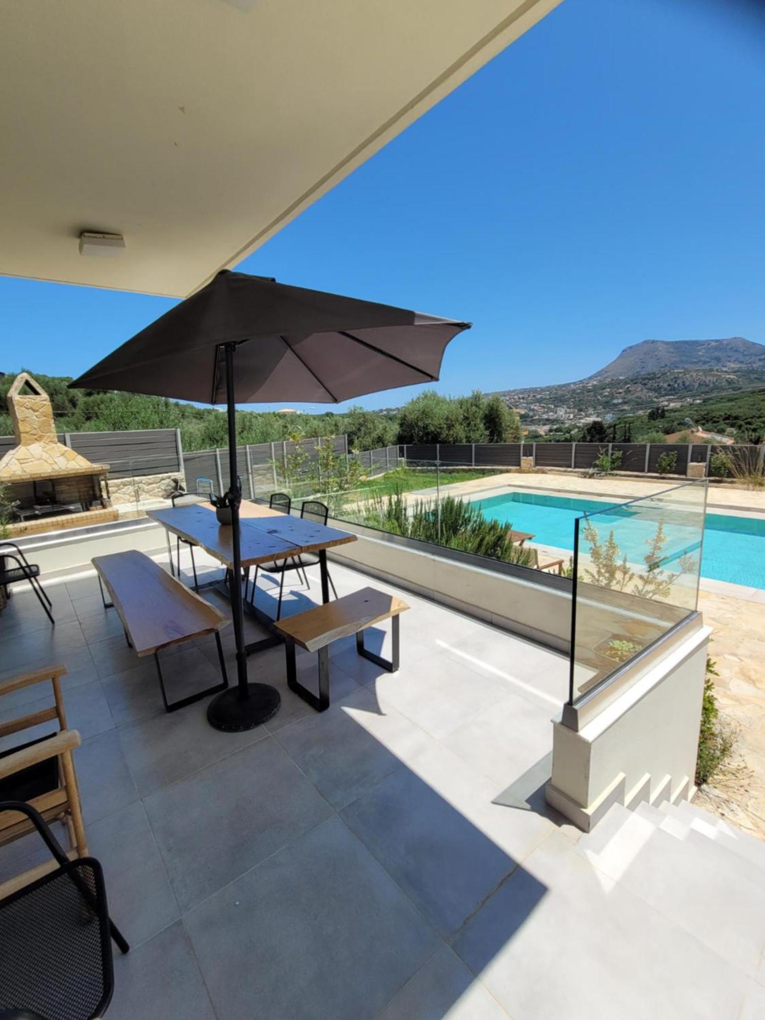 Horizon Villa Almyrida Almirída Luaran gambar